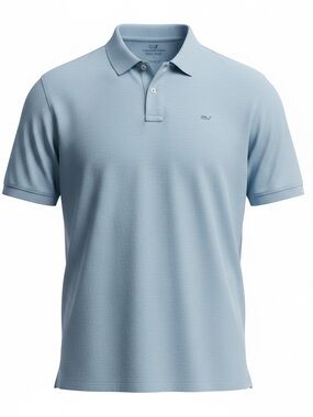 Vineyard Vines Pale Blue Short Sleeve Polo